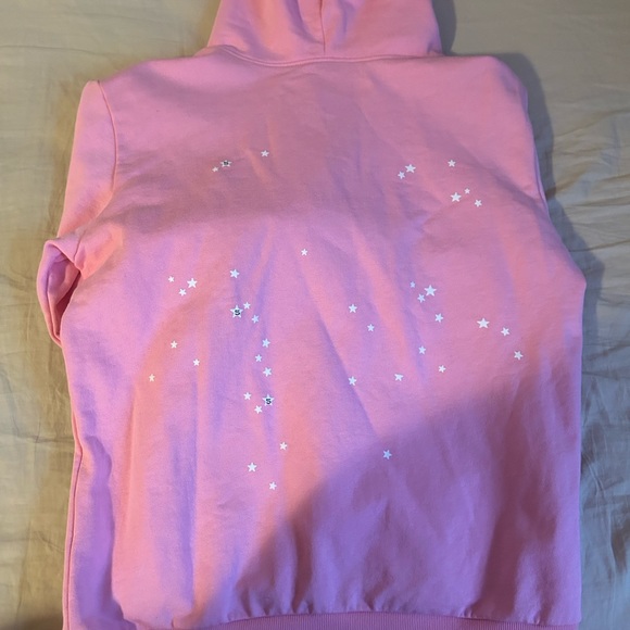 Sp5der worldwide Atlanta pink hoodie - Picture 4 of 5